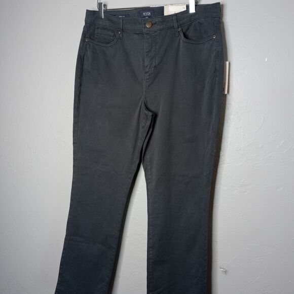 NYJD Gray Sheri Slim Pants - Picture 2 of 9